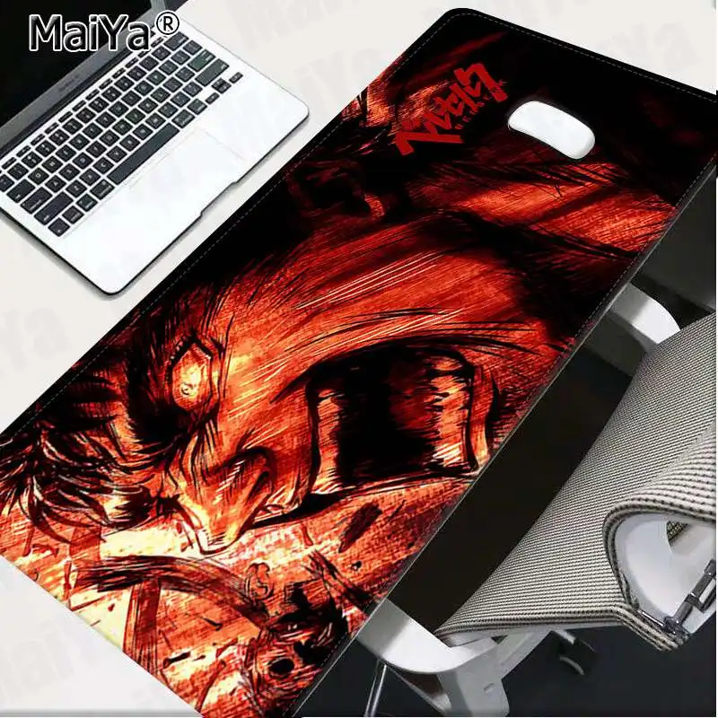 Maiya дизайн Berserk аниме Блокировка края коврик для мыши игра большой коврик для мыши клавиатуры коврик