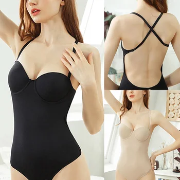 

High Quality Backless Body Control Shaper Bra Underwear Breathable Adjustable for Women MD88