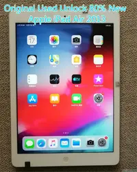 Apple IPad air 80% Original, 2013 ", desbloqueo, gris, Color plateado