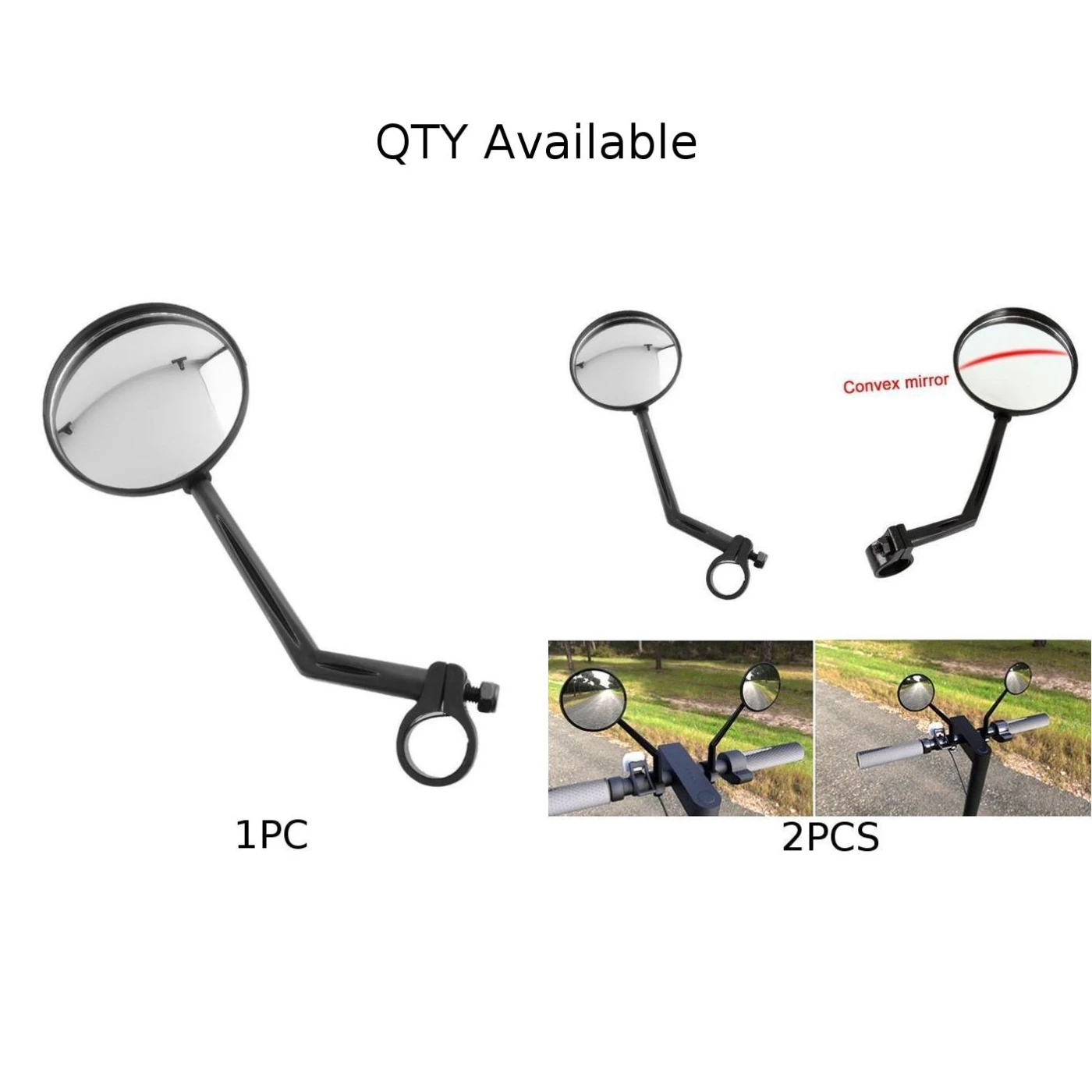 Plastic Replacement Rearview Mirrorfor XIAOMI MIJIA M365 Scooter Wing Mirror
