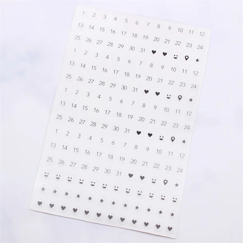Ksccraft черные цифры самоклеящиеся наклейки для скрапбукинга/поделки/украшения для открыток