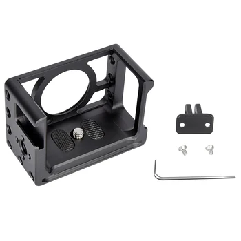 

RXO II Camera Metal Cage Mount RXO2 Special Protective Metal Shell Holder with 1/4‘’ 3/8‘’ Threaded Holes for Sony RX0 II