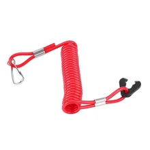 

Red Engine Switch Lanyard Plastic Waterproof 160cm Boat 2pcs Safety Key