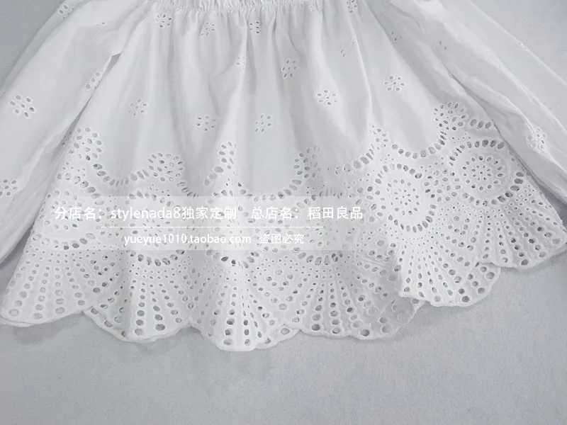 Kpop Blackpink Lisa летние белые блузки женские уличные модные рубашки с открытыми плечами женские сексуальные топы с длинным рукавом