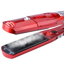 Профессиональный Электрический паровой выпрямитель для волос, расческа-спрей, выпрямитель для волос, прямые волосы, щетка, отображение температуры 15#903