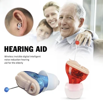 

Mini Invisible In Ear Hearing Aid Aids CIC Small Sound Voice Amplifier Enhancer Professional Earphone Sound Amplifier