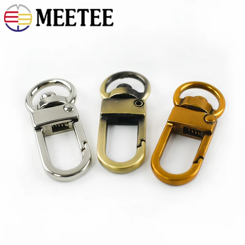 10/30pcs Metal Bag Buckle Dog Collar Buckles Handbag Strap Chain Clasps Lobster Swivel Snap Hook Buckle Hardware Leather Carfts