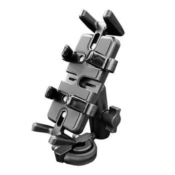 

Walkie Talkie Phone Holder Bicycle Aluminium Alloy Motorcycle Outdoor Accessories Stand 360 Degree Adjustable Universal Mount