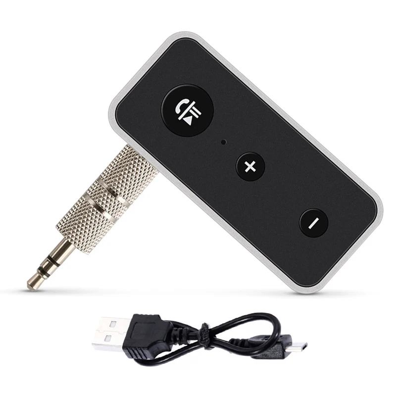 Bluetooth 5,0 приемник автомобильный комплект стерео музыка 3,5 мм AUX аудио беспроводной громкой связи адаптер для наушников динамик с микрофоном Z2