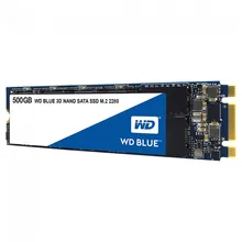 SSD жесткий диск Western Digital, M.2 2280 500GB TLC BLUE WDS500G2B0B