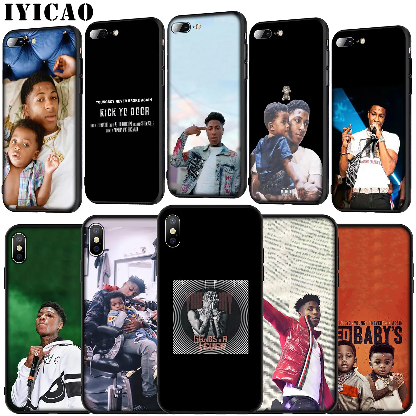 Мягкий силиконовый чехол YoungBoy для iPhone 11 Pro XR X XS Max 6 6S 7 8 Plus 5 5S SE |