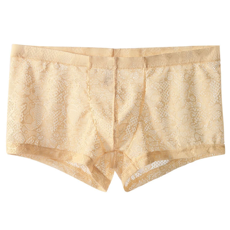 Мужские боксеры мужские трусы с дырочками тонкое нижнее белье SISSY прозрачные |