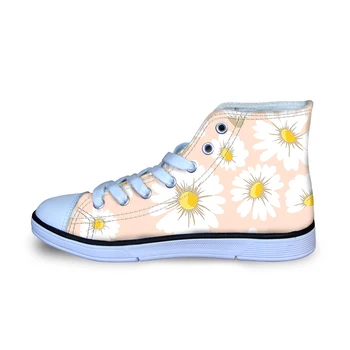 

Flower Design Classic Boys Girls Summer Canvas Shoes Light Comfortable Football Sneaker Children High-top Casual Zapatos Mujer
