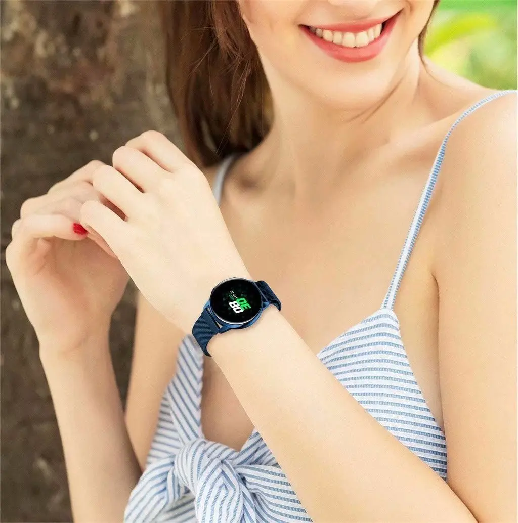 18 мм 20 мм 22 мм магнитный браслет ремешок для samsung gear S3 S2 Galaxy Watch 42/46 huami Amazfit Milanese Loop для huawei watch gt
