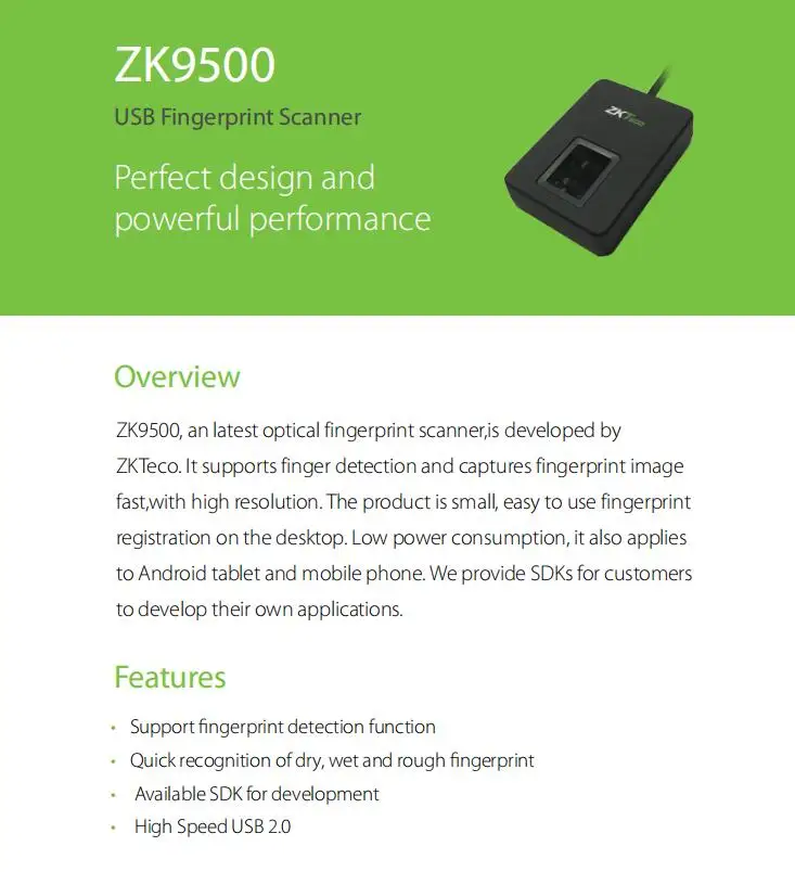 Cheap Dispositivo de reconhecimento de impressão digital