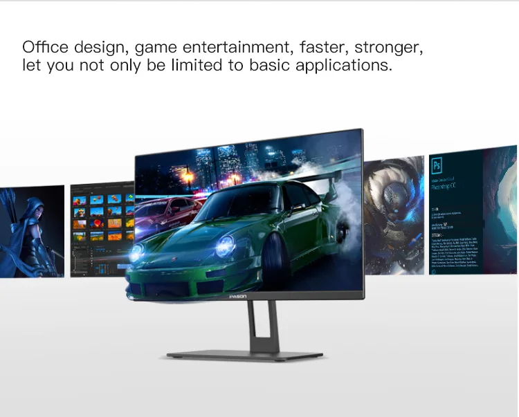 IPASON Mover X 23,8-дюймовые ультратонкие все-в-одном компьютеры 9th Gen Intel i3-9100F DDR4 8G ram 240G SSD GT1030-2G Дискретная карта