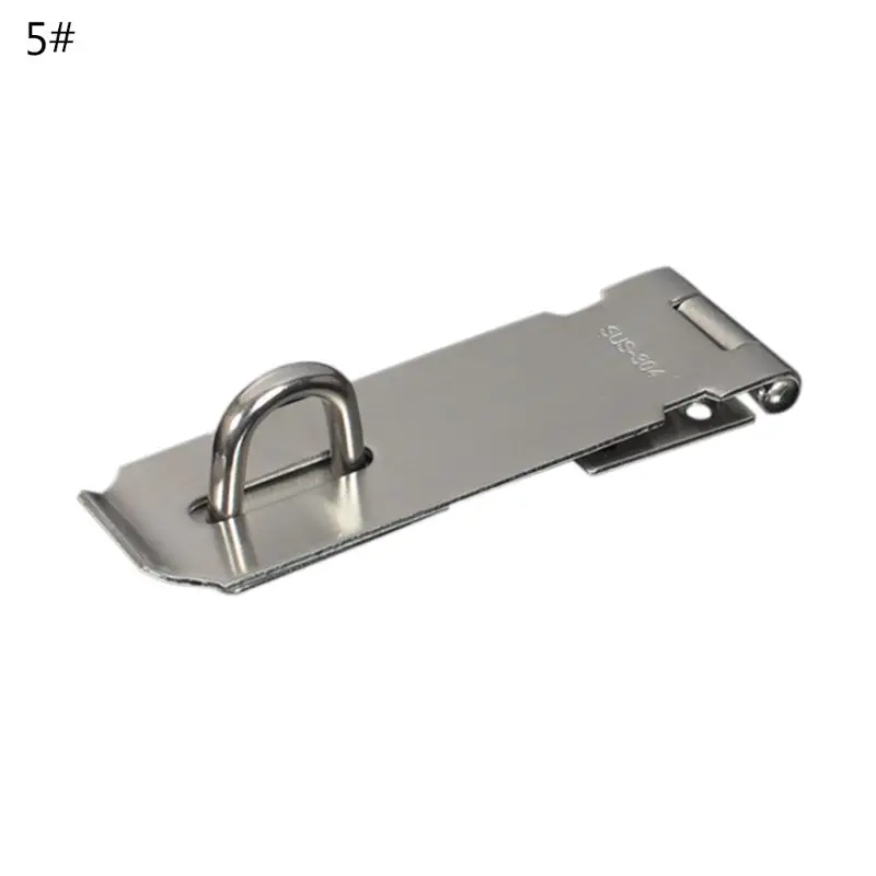 

Stainless Steel Padlock Latch Anti Theft Security Door Lock Clasp Gate Shed Hasp