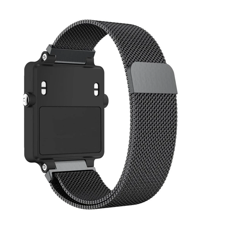 Для Garmin Vivoactive ацетат 16 мм Миланская петля для спорта gps умные часы из нержавеющей стали сетчатый Браслет сменный ремешок