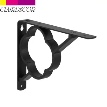 

2pcs Shelf Bracket Clover Decorative Shelf Bracket Right Angle Bracket for Commodity Furniture Fittings Hardware