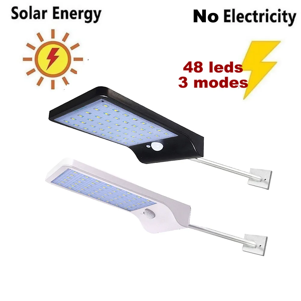 

48 Leds 900lm Motion Sensor Commercial led Wall Light Lamp For Pathway Home Walk Way Garden Waterproof