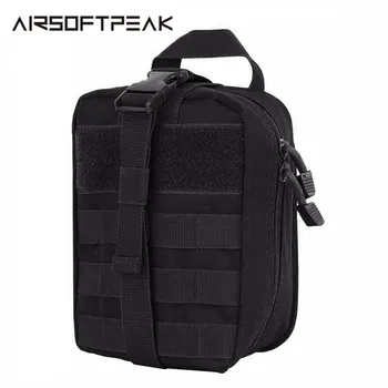 

Outdoor First Aid Emergency Pouch Tactical Kit Nylon Medical Pouch Survival Medicine Case EDC Patch Bag Utility Travel Camping