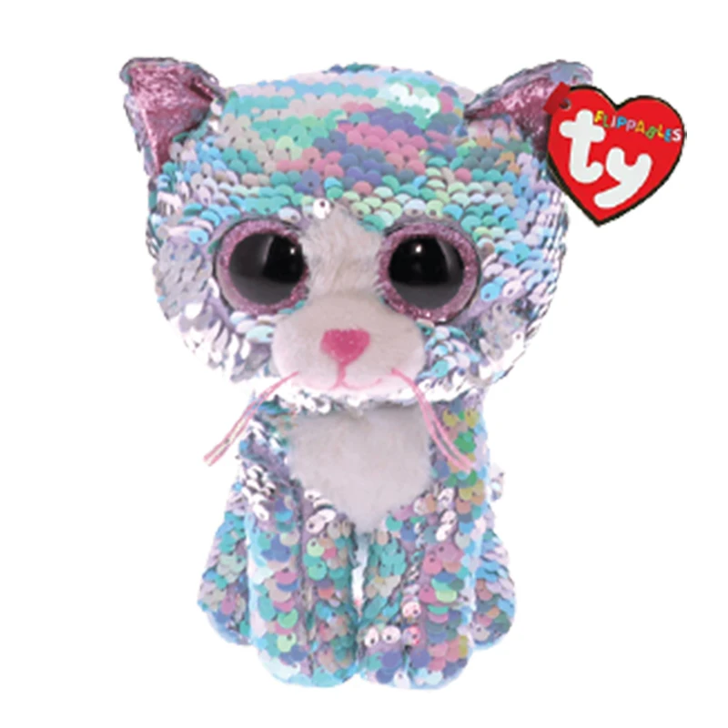 Brand New TY Flippables Plush Whimsy Cat 