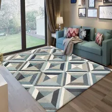 Nordic ковер для гостинной придиванный кофейный-бит ковер простой современный семейный номер прикроватный коврик полный большой площади