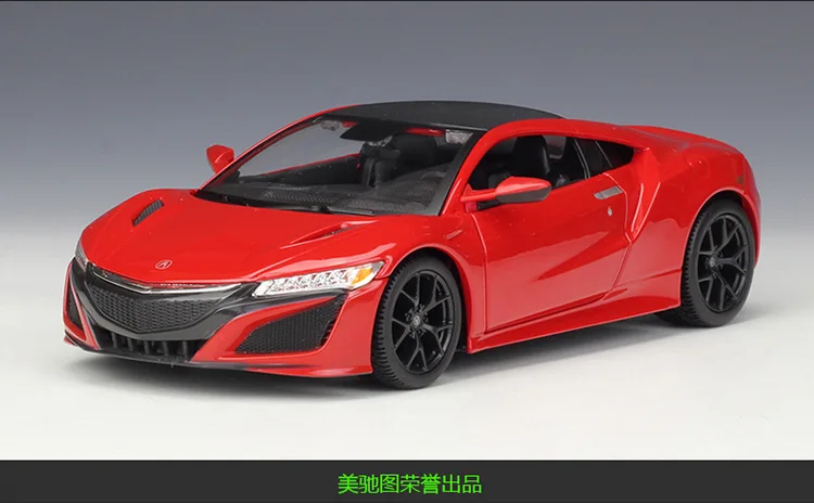 Maisto 1:24 ACURA NSX спортивный автомобиль имитация сплава Модель автомобиля коллекция Подарочная игрушка