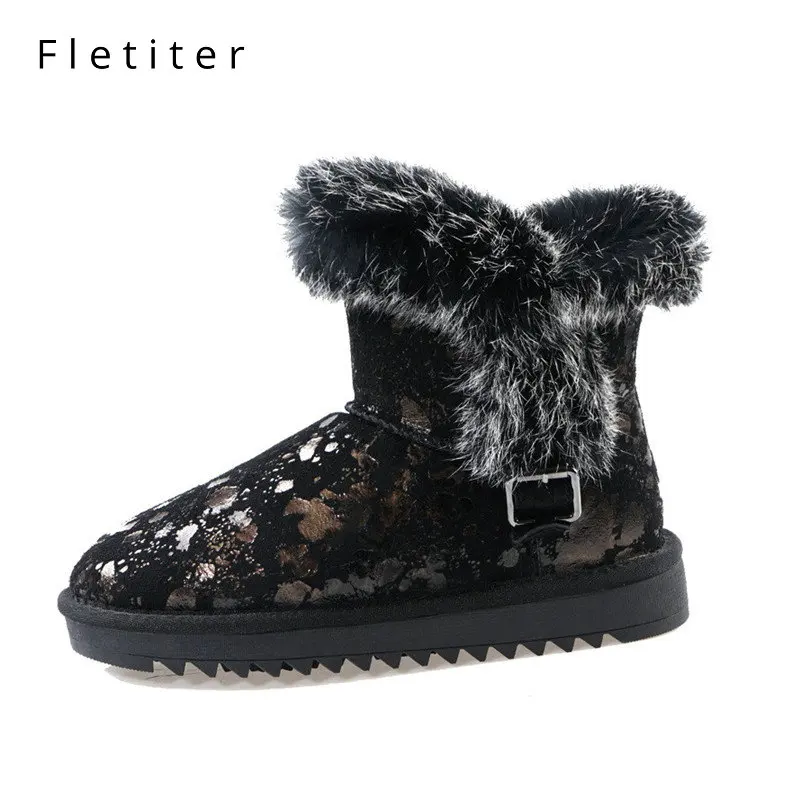 womens faux fur boots