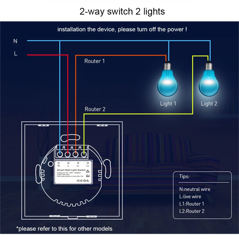 Z wave Light Switch 3 gang EU Home Automation Smart Remote Control Wall Light Switch Compatible Z wave plus Fibaro Smartthings