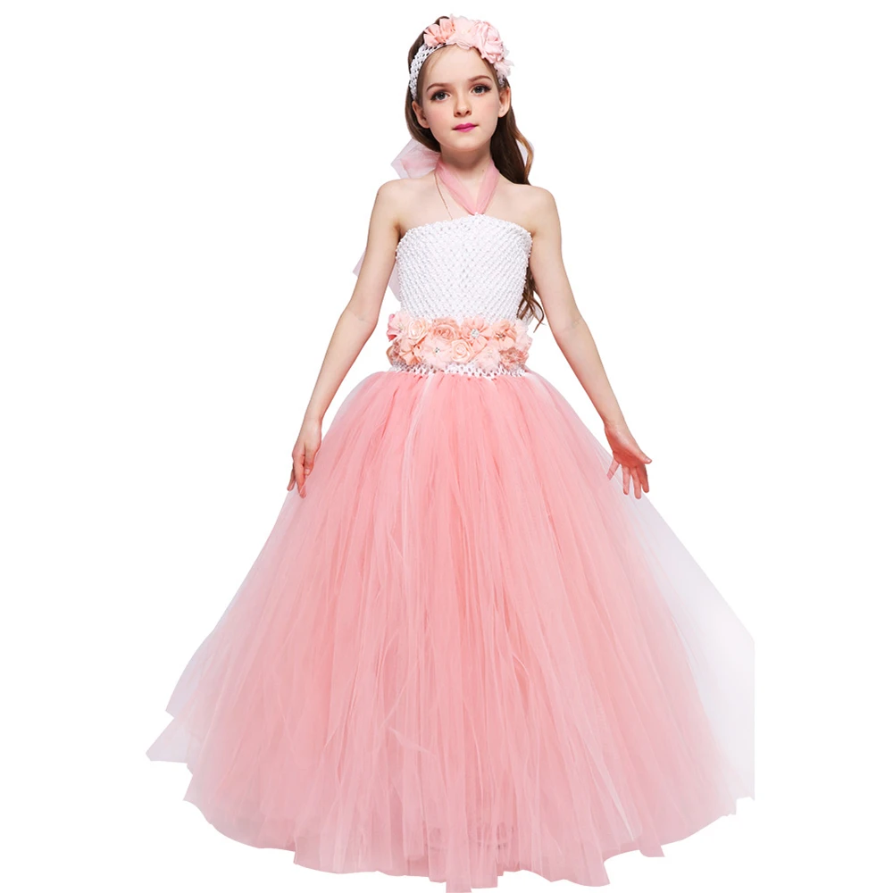 white and pink frock