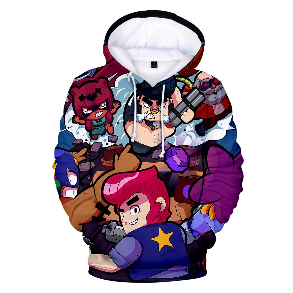 3 To 14 Years Kids Hoodies Shooting Game 3D Printed Hoodie Sweatshirt boys girls Harajuku Cartoon Jacket Tops Teen Clothes