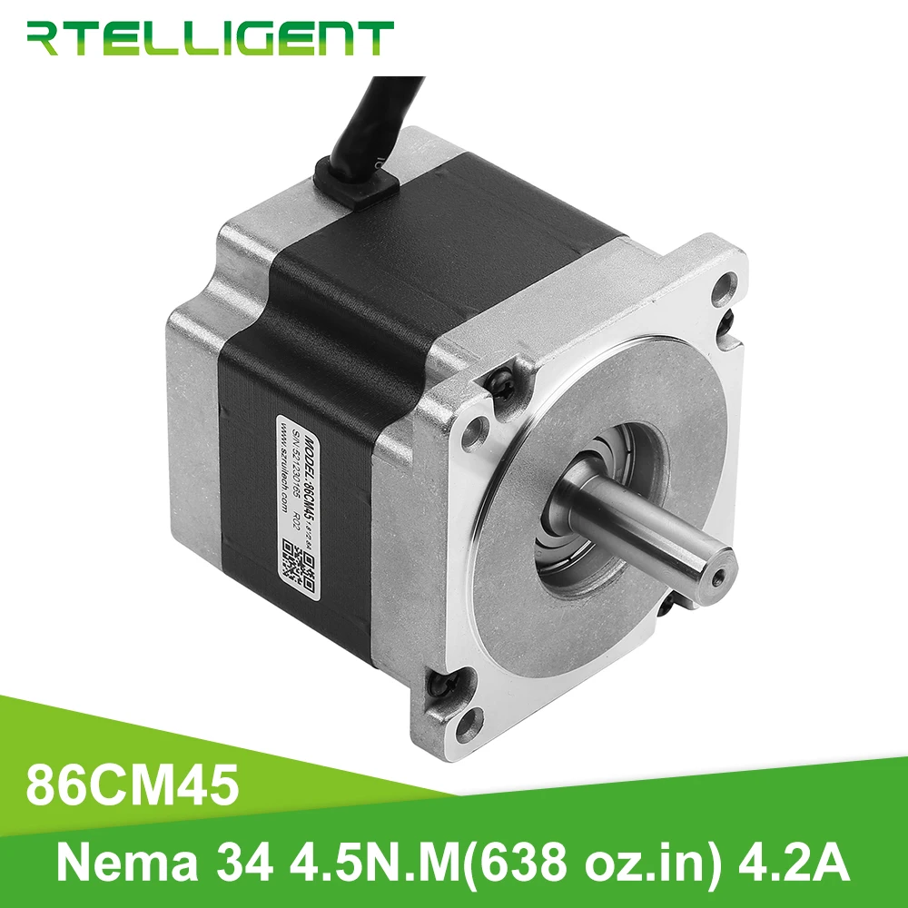 Rtelligent Nema 34 4.5N.M 4 канальный шаговый двигатель с 24 Fieldbus EP серии EPR60 комплект шагового