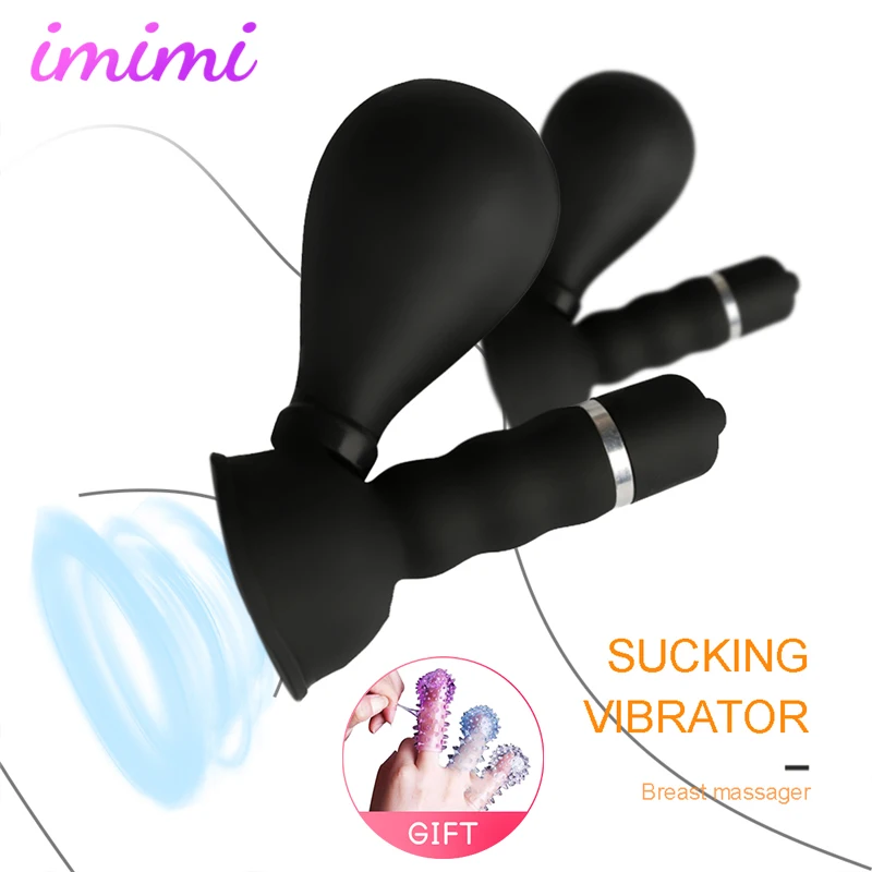 2 Pcs Sex Clitoris Stimulator Vibrator Nipple Sucker Breast Enlargement Brush Clit Vibrator Female Masturbator Adult Erotic Toys