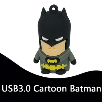 

100% Real Capacity Superhero Batman Mini USB Flash Drive 8GB 16GB 32GB 64GB 128GB USB 3.0 Memory Flash Pen Drive Stick 1TB 2TB