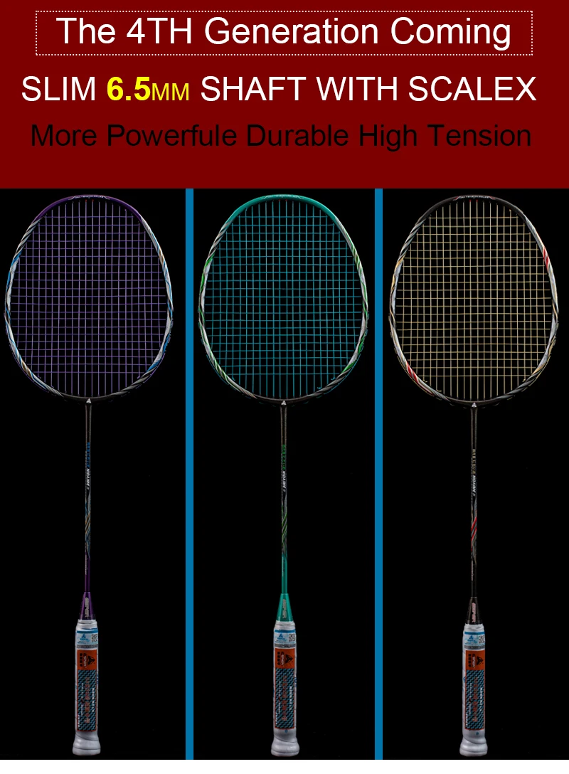 Esper 58 грамм 9U углерода волокно ракетки для бадминтона Professional супер легкий графит ракетка с строка 30LBS взрослых