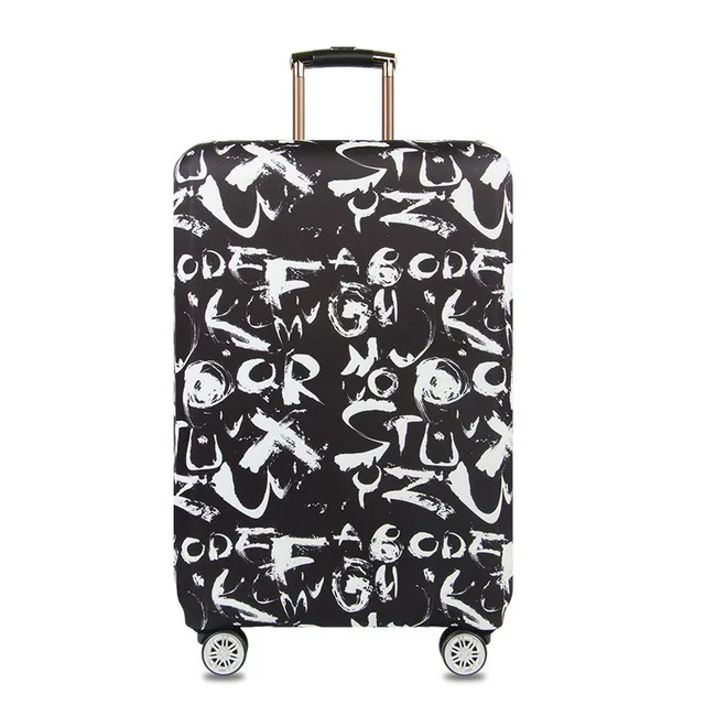 Luggage Cover C Зеленый пульсационный брендовый дорожный утолщенный Эластичный Защитный чехол для багажа глубокого дождя и леса, подходит для 18-3" чемоданов xt910 - Цвет: Luggage Cover C
