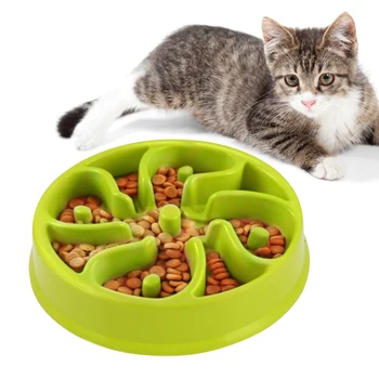 

Portable Pet Slow Feeder Dog Eat Slow Bowl Anti-slip Pet Dog Cat Feeding Food Bowl Prevent Obesity Slow Treater Pet Supplies