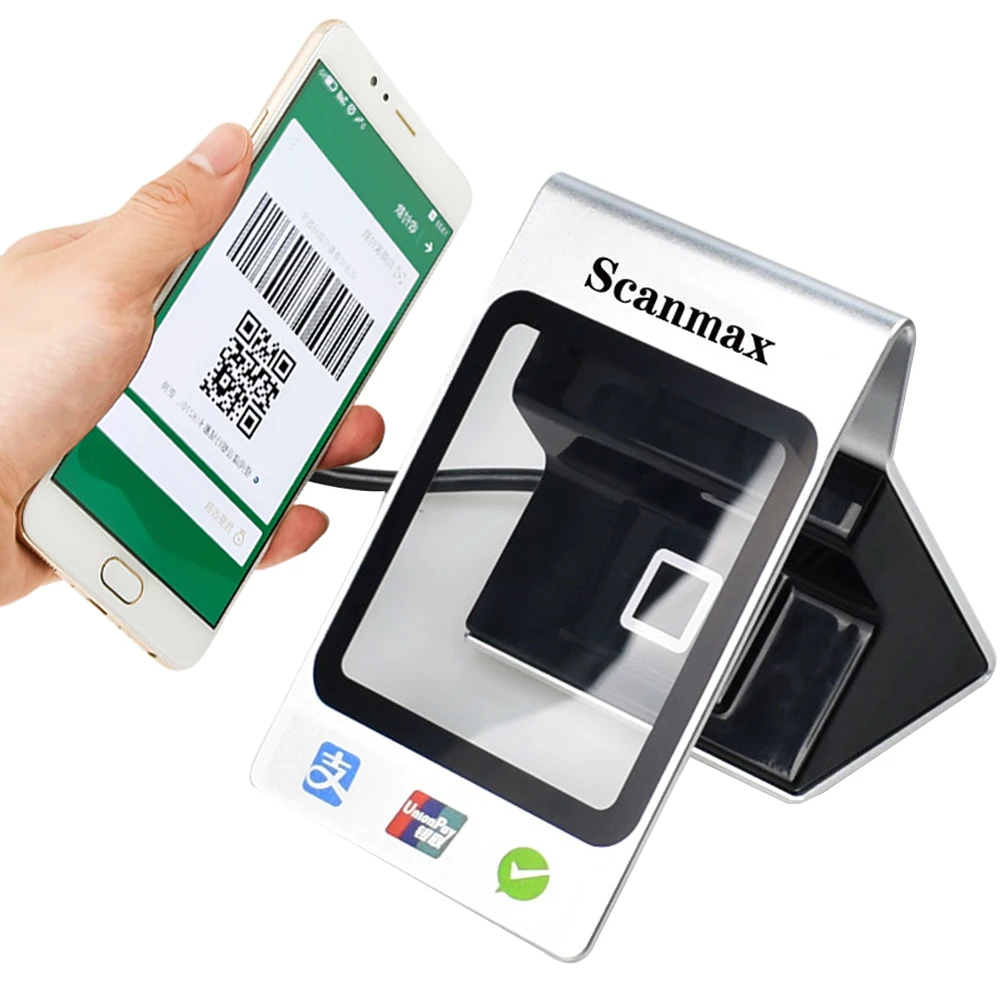 Alipay мобильный платежный qr-код считыватель 2D настольное устройство для считывания штрихового кода