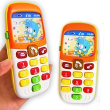 Электронный игрушечный телефон детский мобильный телефон Обучающие игрушки музыка ребенок младенческий телефон лучший подарок для ребенка