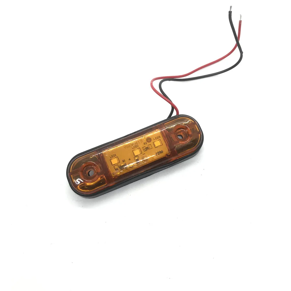 Аксессуары тележки 4/10 шт. может занять от 10 до 30V светодиодные фонари для прицепа 3 светодиодный s боковые габаритные световые сигнальные лампы для грузовик пикап светодиодный лампы