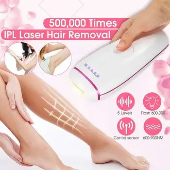 

500000 Flashes Laser Depilator IPL Epilator Permanent Hair Removal Touch Body Leg Bikini Trimmer Photoepilator For Women