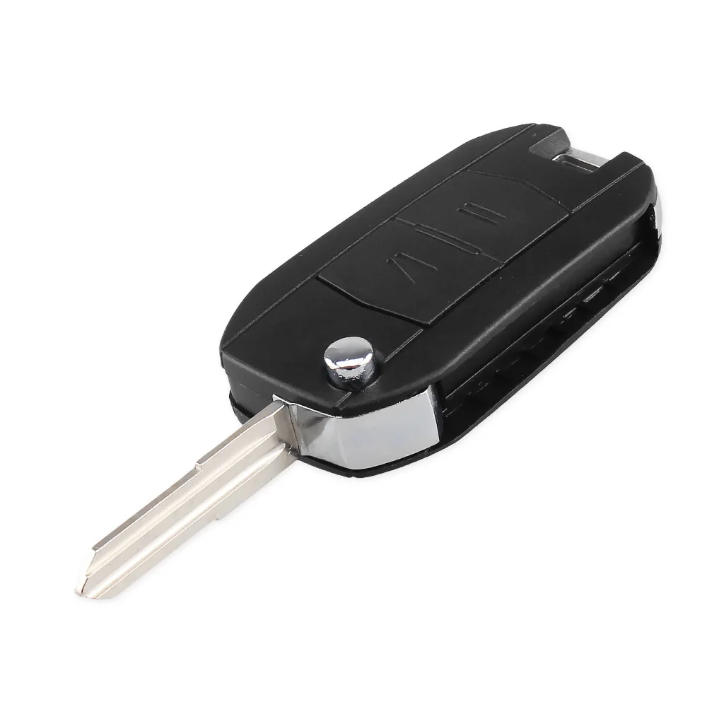KEYYOU 10X модифицированный 2 кнопки дистанционного ключа оболочки для OPEL Zafira Omega Vectra Insignia Astra Uncut Blade автомобиль флип складывающийся чехол для ключей