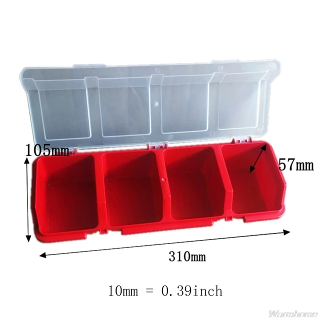 Caja de Herramientas grande multifunción para el hogar, caja de herramientas  de mantenimiento apilable, organizador portátil, caja de herramientas vacía  - AliExpress