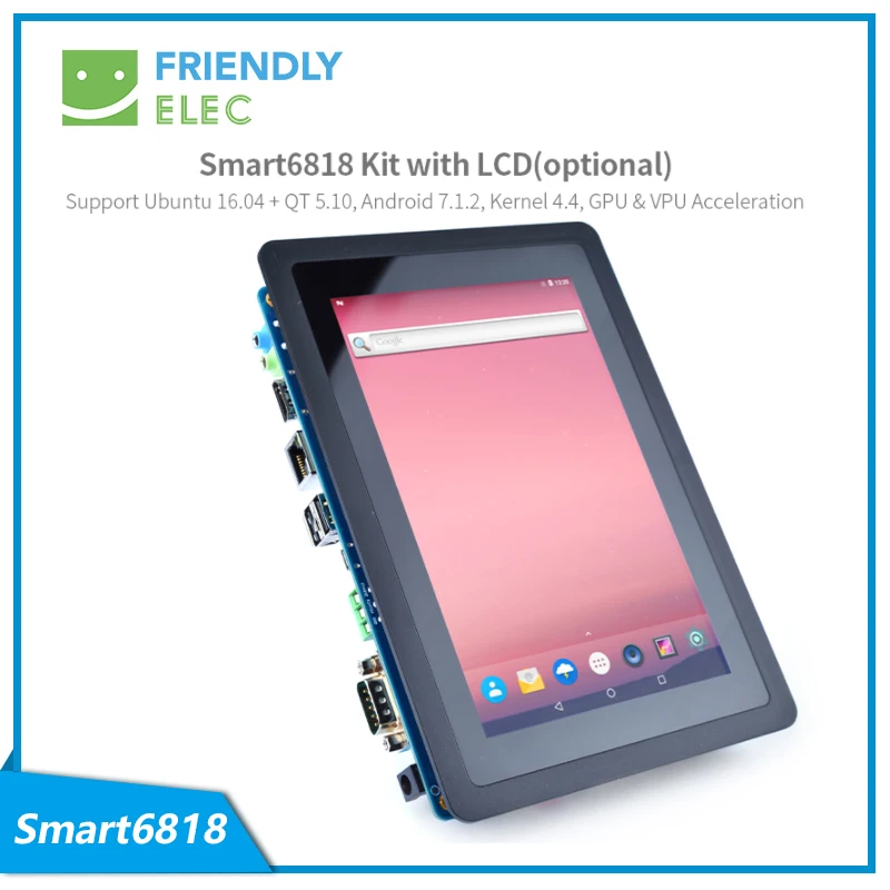 SMART6818SDK S5P6818 4,3 7 10,1 LVDS LCD 4G 800*480*800*1280 pantalla capacitiva FriendlyELEC