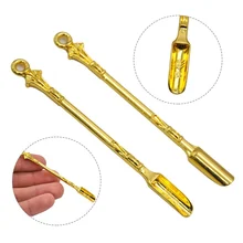 1 шт., алюминиевый сплав, золотой храп, табак, ложка, мини лопата, медицинская ложка для табак, бутылка, нюхатель, пуля, аксессуары для курения