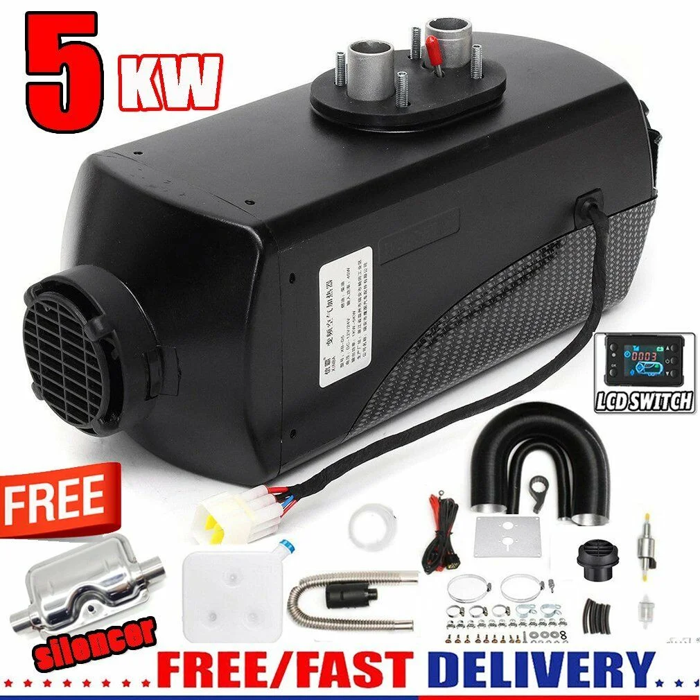 

BYGD 12V 5KW Air Diesels Heater Parking Heaters Standard LCD Monitor Air Car Heater 5KW PLANAR for Trucks Bus Boats