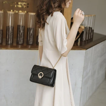 

small womens handbags fashion new super fire one shoulder oblique cross embroider lock small bread leisure joker diamond chain