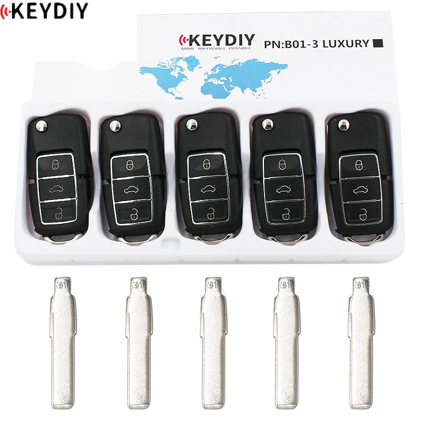 Пульт дистанционного управления B01 серии 5 шт./лот KEYDIY Оригинальный Универсальный KD900 B роскошный с 5 лезвиями ключа № 31 для VW Пульт дистанционного управления B01 серии 5 шт./лот KEYDIY Оригинальный Универсальный KD900 B роскошный с 5 лезвиями ключа № 31 для VW