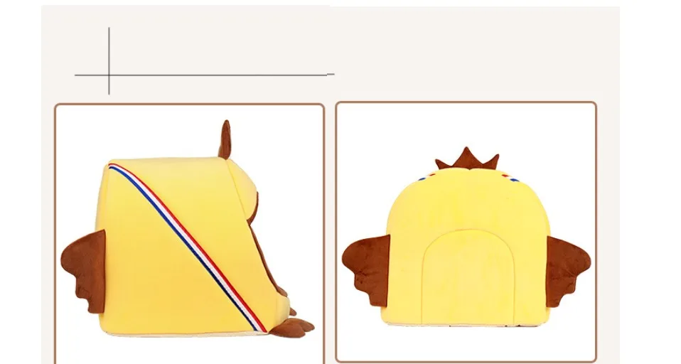 Creative Pet Dog Bed Indoor Cat House Mats Chicken Shape 2 In 1 Use Warm Small for Cats Dogs Nest Collapsible Cat Cave Products